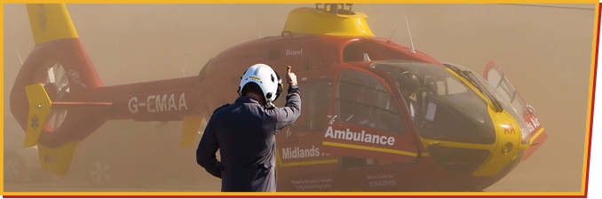 Midlands Air Ambulance in Action